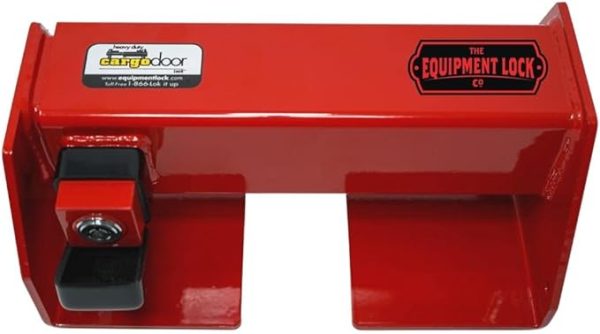 Equipment Lock Heavy Duty Cargo Door Lock - Powder Coated Steel Shipping Container Lock - Maximum Security Semi Trailer Door Lock - Semi Truck Accessories and Trailer Security (Keyed Differently)