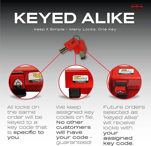 Equipment Lock Co. Cargo Door lock Keyed Alike, CDL-KA - Image 3