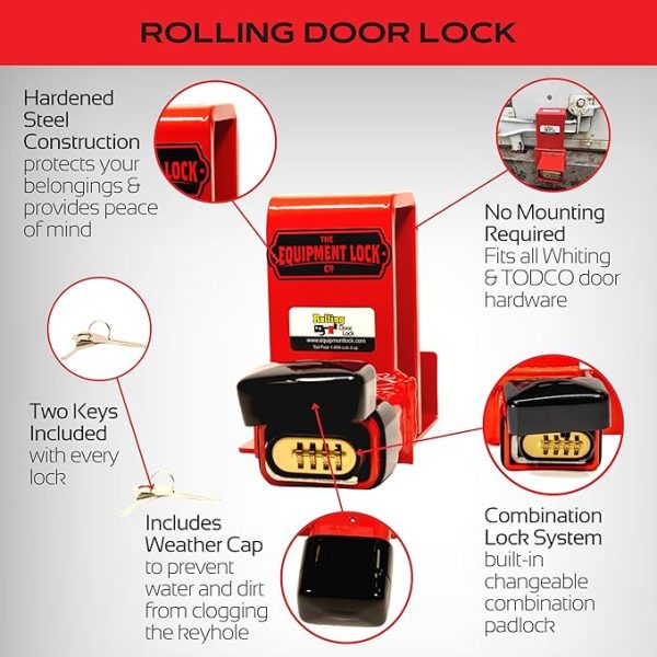 Equipment Lock Co. Heavy-Duty Cargo Door Lock, Keyed Alike - Image 3